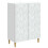 VidaXL vidaXL Sideboard White 66 x 34.5 x 90 cm Engineered Wood 1