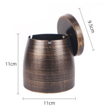 Metal Ashtray with Lid - Creative Cone Shaped Ashtray for Bar, KTV, Cafe M