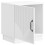 VidaXL vidaXL Bedside Table High Gloss White 43 x 34.5 x 47 cm 3