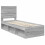 VidaXL vidaXL Bed Frame Grey Sonoma 75 x 190 cm Solid Pine Wood 4