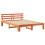 VidaXL vidaXL Bed Frame with Headboard Wax Brown 150 x 200 cm Solid Pine Wood 5