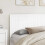 VidaXL vidaXL Headboard with Headboard Gloss White 200 cm Engineered wood 2
