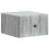 VidaXL vidaXL Wall-Mounted Bedside Cabinet 2 pcs Grey Sonoma Engineered Wood 5