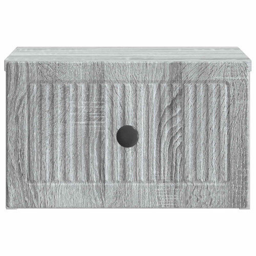VidaXL vidaXL Wall-Mounted Bedside Cabinet 2 pcs Grey Sonoma Engineered Wood 2