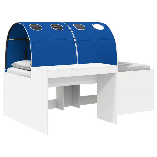 VidaXL vidaXL Bed with Tunnel 4 pcs White and Blue Engineered Wood 2