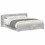VidaXL vidaXL Bed Frame with Storage Concrete Grey 200 x 200 cm 1