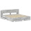 VidaXL vidaXL Bed Frame with Storage Concrete Grey 200 x 200 cm 2