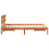 VidaXL vidaXL Bed Frame with Headboard Brown 120 x 200 cm Solid Pine wood 4