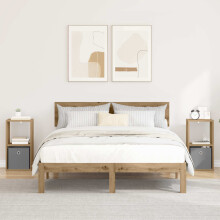 vidaXL Bedside Table with Drawer 2 pcs Artisan Oak 30.5 x 27 x 59.5 cm