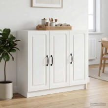 vidaXL Sideboard White 89 x 34.5 x 77 cm Engineered Wood