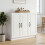 VidaXL vidaXL Sideboard White 89 x 34.5 x 77 cm Engineered Wood 1