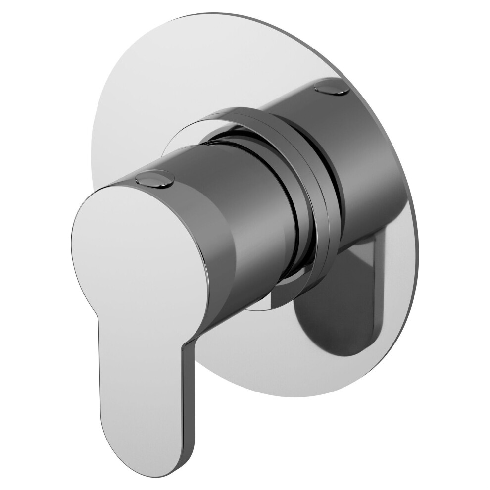 Photos - Other Bathroom Accessories Balterley Consall Round Concealed Shower Stop Tap - Chrome BSPRST10
