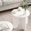 VidaXL vidaXL Coffee Table 2 pcs White Solid Pine wood 5