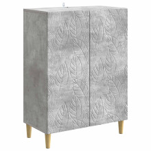 vidaXL Sideboard Concrete Grey 66 x 34.5 x 90 cm Engineered Wood