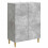 VidaXL vidaXL Sideboard Concrete Grey 66 x 34.5 x 90 cm Engineered Wood 1