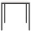 VidaXL vidaXL Bar Table White 110 x 110 x 105 cm Solid Pine Wood 4