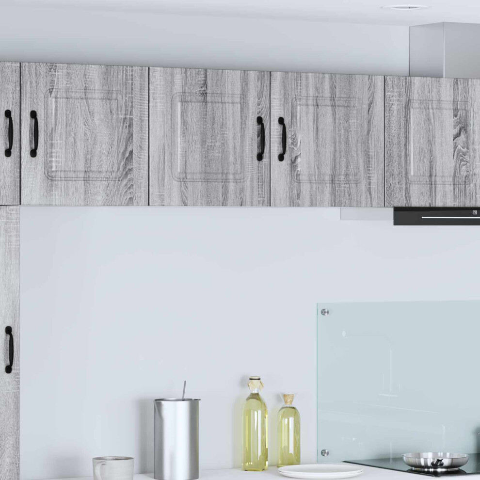 Vidaxl Dishwasher Panel Kalmar Grey Sonoma 80 X 31 X 40 Cm 8721359454611