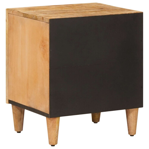VidaXL vidaXL Bedside Table 2 pcs Brown 40 x 33.5 x 46 cm Solid Mango Wood 2