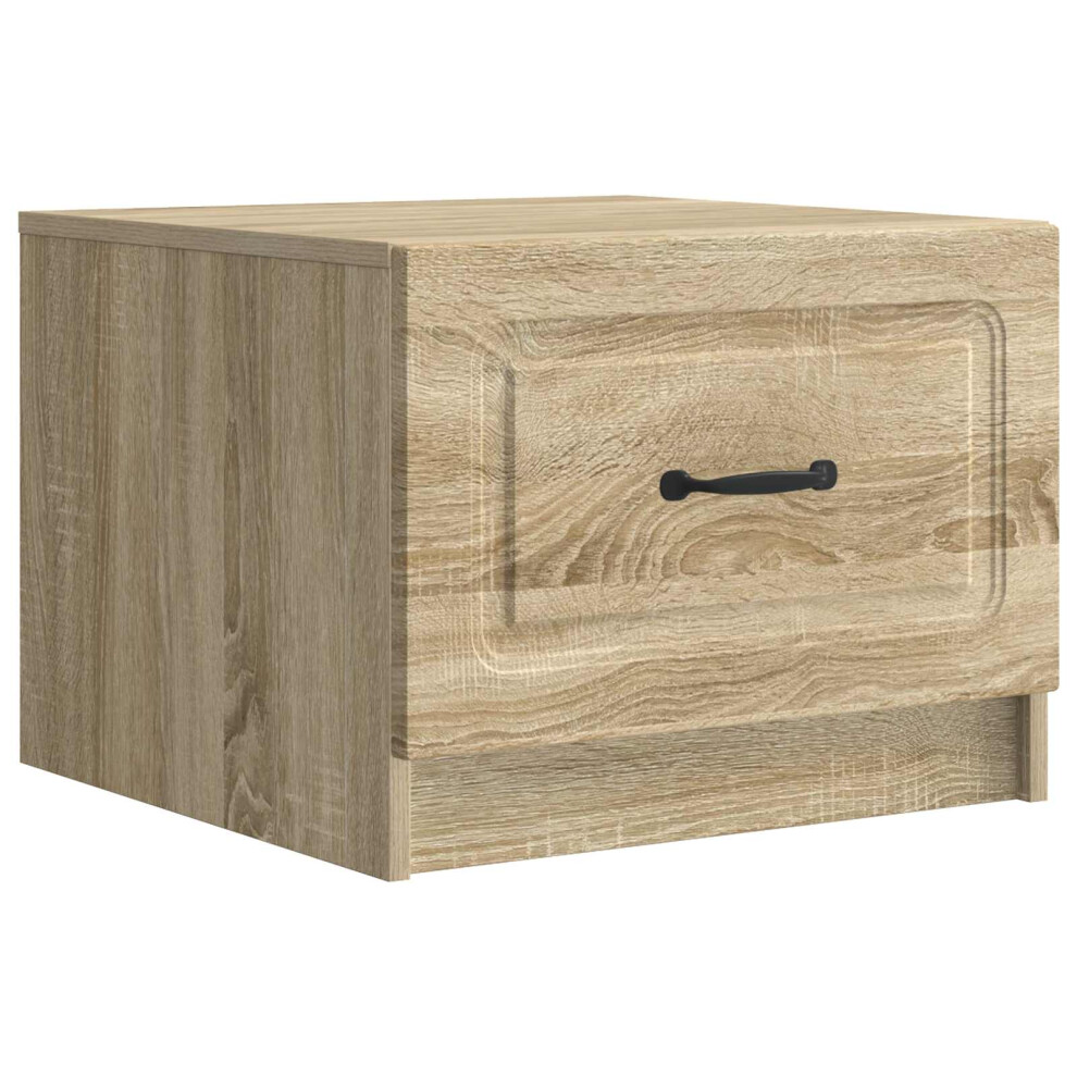 Vidaxl Coffee Table Sonoma Oak 49 X 50 X 37 Cm Engineered Wood