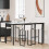 VidaXL vidaXL Bar Table White 180 x 90 x 105 cm Solid Pine Wood 1