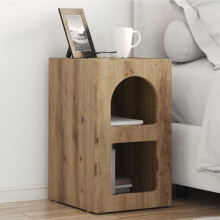 vidaXL Bedside Table 2 pcs Artisan Oak 29.5 x 33.5 x 50 cm
