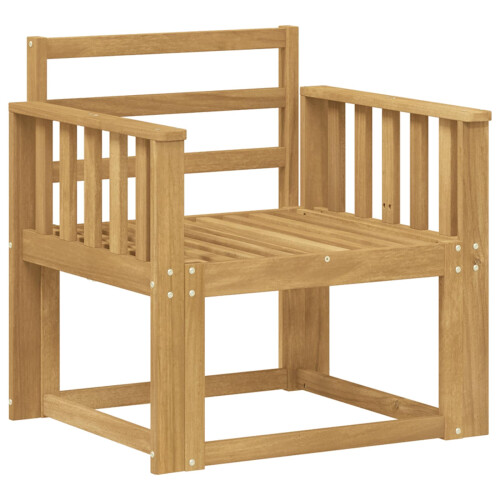 VidaXL vidaXL Outdoor Sofa Set Solid Acacia Wood White 2