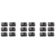 18 Pièces Guitare Trémolo Pont Pince de Selle Verrouillage de Pression Chaîne Insérer Bloc en Métal pour Guitare électrique Pièces Accessoires