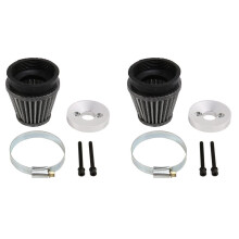 2X Metall Luft Filter Passend für  CY 23Cc 26Cc 29Cc 30.5Cc 32Cc 45Cc Motoren für 1/5 HPI  Baja 5B 5T 5SC Rc Auto Teile