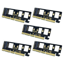 5X Carte D'Extension M.2 NVME SSD Vers PCIE 3.0 X16 / X8 / X4 Support de Carte Adaptateur SSD de Bureau 2230 2242 2260 2280 SSD de Taille