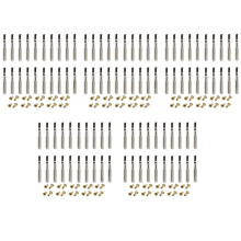 100 Stück Leier Harfe Stimmen Nägel mit 100 Stück Nieten Set für Leier Harfe Klein Harfe Musikalisch Saiten Instrument