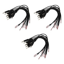 30Pcs Vervanging Stekker Naar Blote Draad Open End TS 2 Pole Mono 1/8Inch 3.5mm Plug Jack Connector Audio Kabel Reparatie