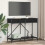 VidaXL vidaXL Console Table Black Oak 100 x 39 x 78.5 cm Engineered Wood 2