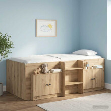 vidaXL Storage Cabinet for Loft Bed 2 pcs Artisan Oak 66 x 35 x 48 cm