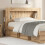 VidaXL vidaXL Headboard Cabinet with Storage Artisan Oak Engineered Wood 2