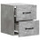 VidaXL vidaXL Wall-Mounted Bedside Cabinet with Drawer 2 pcs Concrete Grey 2