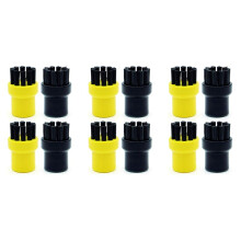 Rund Bürsten Set [12 Stücke] Passend für  Dampf Reiniger Zubehör, für  Rund Bürste, Fugen Bürste, für