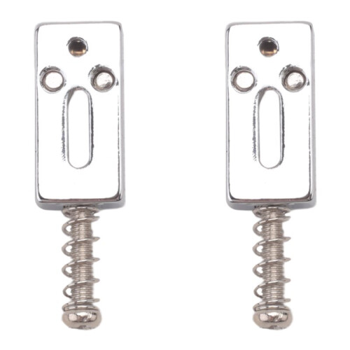 6 St Metallgitarrbro Sadelboll RullsträNg Tremolo Bridge Sadlar för Elgitarrbytesdelar, Silver 1