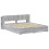 VidaXL vidaXL Bed Frame with Storage Grey Sonoma 200 x 200 cm Engineered Wood 2