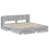 VidaXL vidaXL Bed Frame with Storage Grey Sonoma 200 x 200 cm Engineered Wood 3