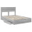 VidaXL vidaXL Storage Bed Grey Sonoma 140 x 200 cm Engineered Wood 5