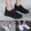 (White,EU38)Scarpe da ginnastica donna running sneakers slip on jogging palestra comode moda 2