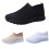 (White,EU40)Scarpe da ginnastica donna running sneakers slip on jogging palestra comode moda 8