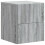 VidaXL vidaXL Wall-Mounted Bedside Cabinet 2 pcs Grey Sonoma Engineered Wood 2