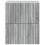 VidaXL vidaXL Wall-Mounted Bedside Cabinet 2 pcs Grey Sonoma Engineered Wood 4