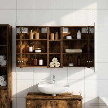 vidaXL Badezimmerschrank-Set 3 stk. 100 x 10,5 x 60,5 cm Holzwerkstoff