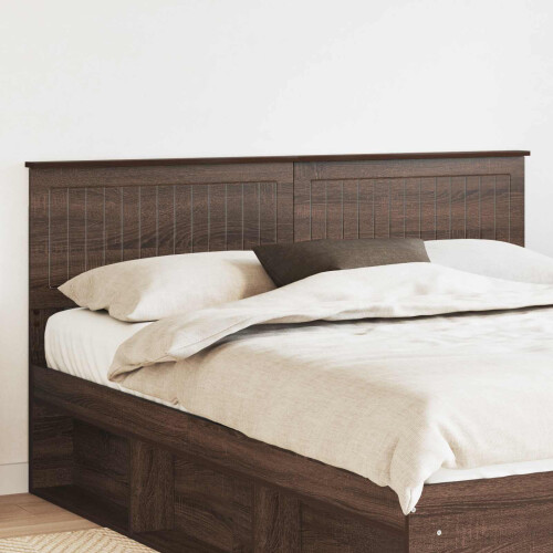 VidaXL vidaXL Headboard Brown Oak Engineered wood