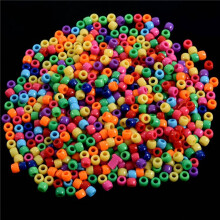 3000 Perline In Plastica Misto Pvc 9mm X 6mm (3/8 Pollice X 2/8 Pollice )