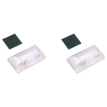 2X 4 Led Auto Pir Infrared Wireless Door Keyhole Motion Sensor Light Lamp