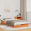 VidaXL vidaXL Bed Frame Wax Brown 100 x 200 cm Solid Pine Wood 1