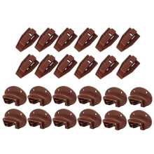 12Sets Drawer Guide Kit,Commercial Slide Style Drawers for Replacement Dresser Drawer Slides Repair Kit with Roller
